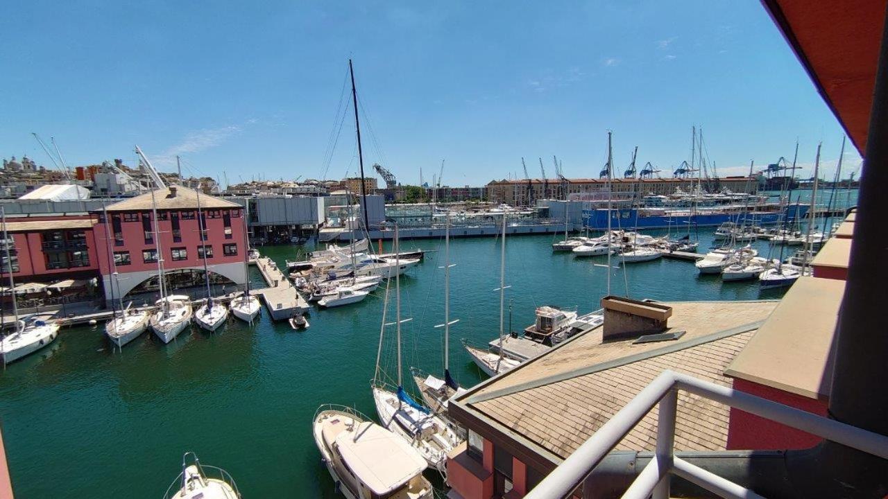제노바 Bilocale Vista Mare Con Terrazzo-Porto Antico- Parcheggio Scontato 아파트 외부 사진