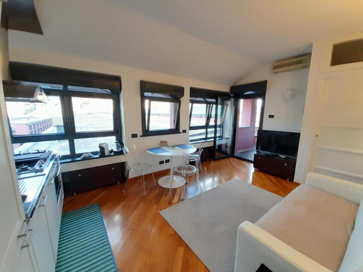 제노바 Bilocale Vista Mare Con Terrazzo-Porto Antico- Parcheggio Scontato 아파트 외부 사진