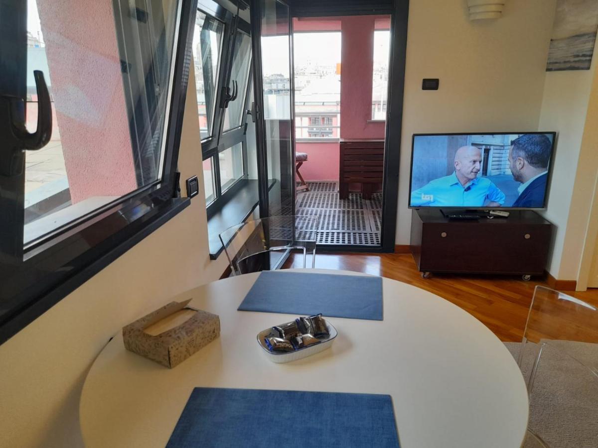 제노바 Bilocale Vista Mare Con Terrazzo-Porto Antico- Parcheggio Scontato 아파트 외부 사진