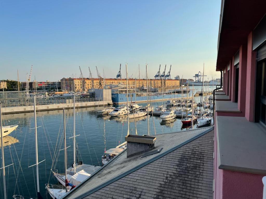 제노바 Bilocale Vista Mare Con Terrazzo-Porto Antico- Parcheggio Scontato 아파트 외부 사진