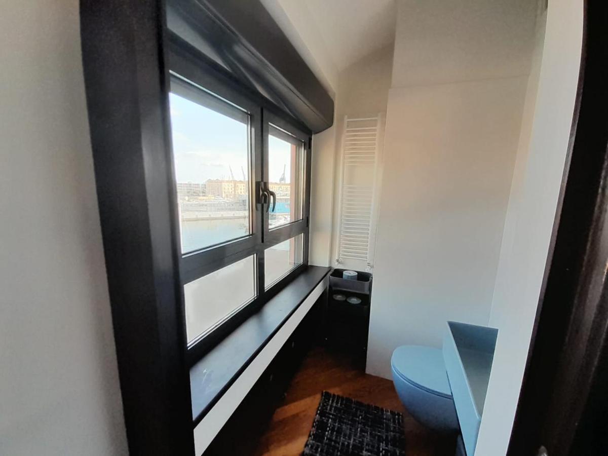 제노바 Bilocale Vista Mare Con Terrazzo-Porto Antico- Parcheggio Scontato 아파트 외부 사진