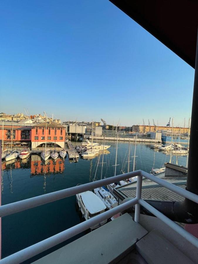 제노바 Bilocale Vista Mare Con Terrazzo-Porto Antico- Parcheggio Scontato 아파트 외부 사진