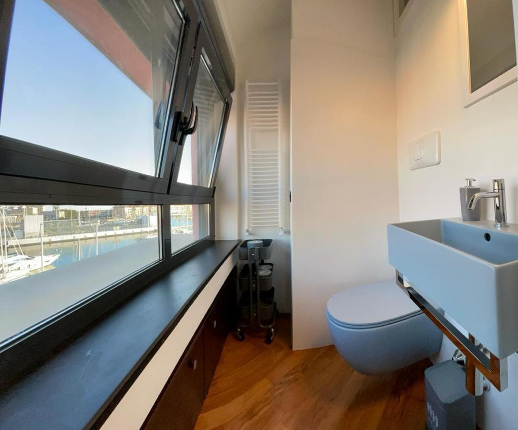 제노바 Bilocale Vista Mare Con Terrazzo-Porto Antico- Parcheggio Scontato 아파트 외부 사진